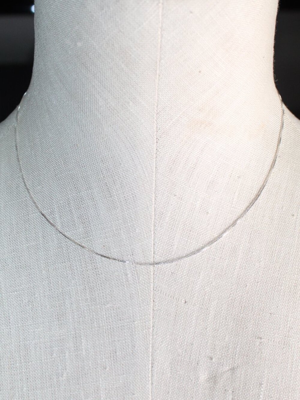 Like new Dainty Sterling Silver 925 Box Chain 18" Necklace